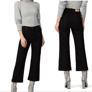 7 For All Mankind cropped Alexa High-Rise Jeans Size 27 black